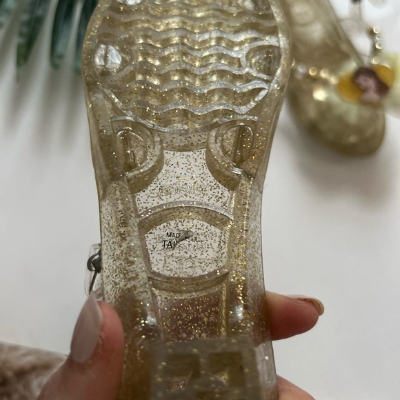 Disneys vintage beauty and the beast Belle girls ankle strap heel shoe size 13 - Picture 3 of 6